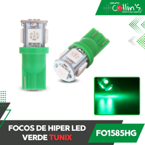 FOCOS DE HIPER LED VERDE TUNIX FO1585HG