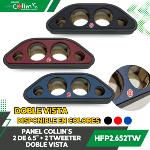PANEL COLLIN´S 2 DE 6.5" + 2 TWEETERS DOBLE VISTA HFP2.652TW