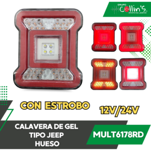 CALAVERA DE GEL TIPO JEEP "HUESO" MULT6178RD