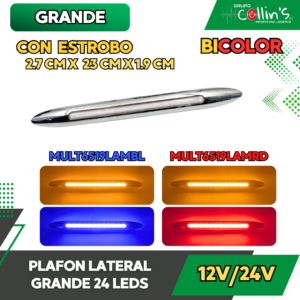 PLAFON LATERAL GRANDE 24 LEDS MULT6519LAM