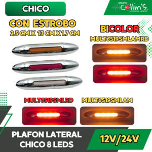 PLAFON LATERAL CHICO 8 LEDS MULT6519SML