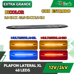 PLAFON LATERAL EXTRA GRANDE 48 LEDS MULT6519XLAM