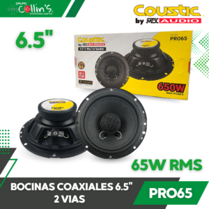 BOCINAS COAXIALES 6.5" PRO65