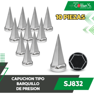 CAPUCHON TIPO BARQUILLO DE PRESION SJ832
