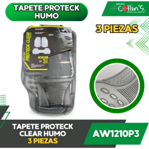 TAPETE PROTECK CLEAR HUMO 3 PIEZAS AW1210P3