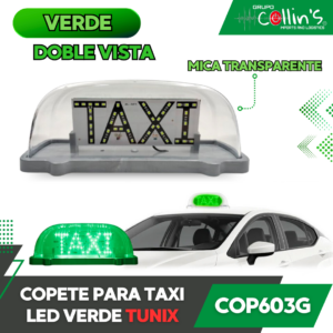 COPETE PARA TAXI VERDE TUNIX COP603G