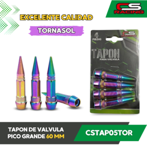 TAPON DE VALVULA DE PICO GRANDE TONASOL CS RACING CSTAP05TOR