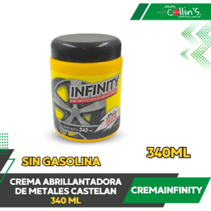 CREMA ABRILLANTADORA DE METALES 340 ML CASTELAN CREMAINFINITY