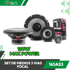 SET DE MEDIOS 3 VIAS FOCAL 165AS3