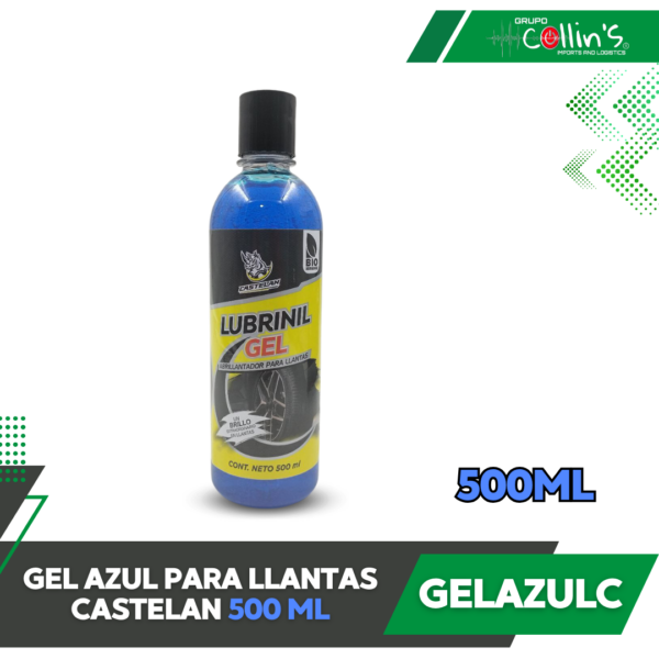 GEL AZUL PARA LLANTAS 500 ML CASTELAN GELAZULC – GRUPO COLLIN´S