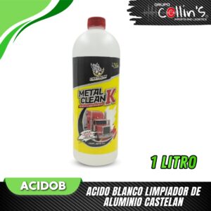 ACIDO BLANCO LIMPIADOR DE ALUMINIO 1 L CASTELAN ACIDOB