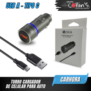 TURBO CARGADOR DE CELULAR CARHORA
