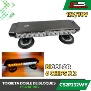 TORRETA DOBLE DE BLOQUES CS RACING CS2P232WY