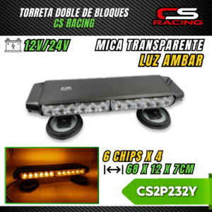 TORRETA DOBLE DE BLOQUES CS RACING CS2P232Y