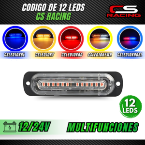 CODIGO DE 10 LEDS ESTROBO CS RACING CSLED10K