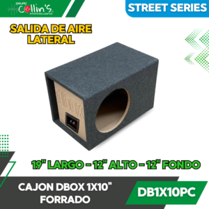 CAJON DBOX 1X10" STREET SERIES FORRADO DB1X10PC