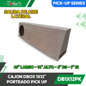 CAJON DBOX 1X12" PICK UP SERIES PORTEADO DB1X12PK