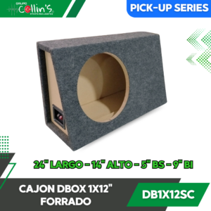 CAJON DBOX 1X12" PICK UP SERIES FORRADO DB1X12SC