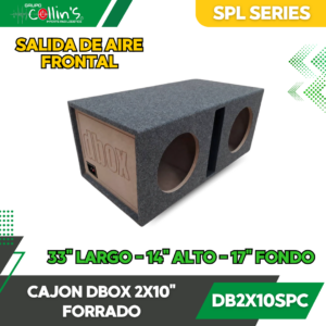 CAJON DBOX 2X10" SPL SERIES FORRADO DB2X10SPC