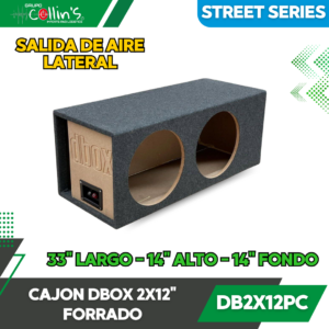 CAJON DBOX 2X12" STREET SERIES FORRADO DB2X12PC
