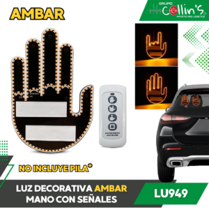 LUZ DECORATIVA AMBAR MANO LU949