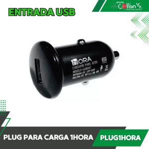PLUG PARA CARGA ENTRADA USB PLUG1HORA