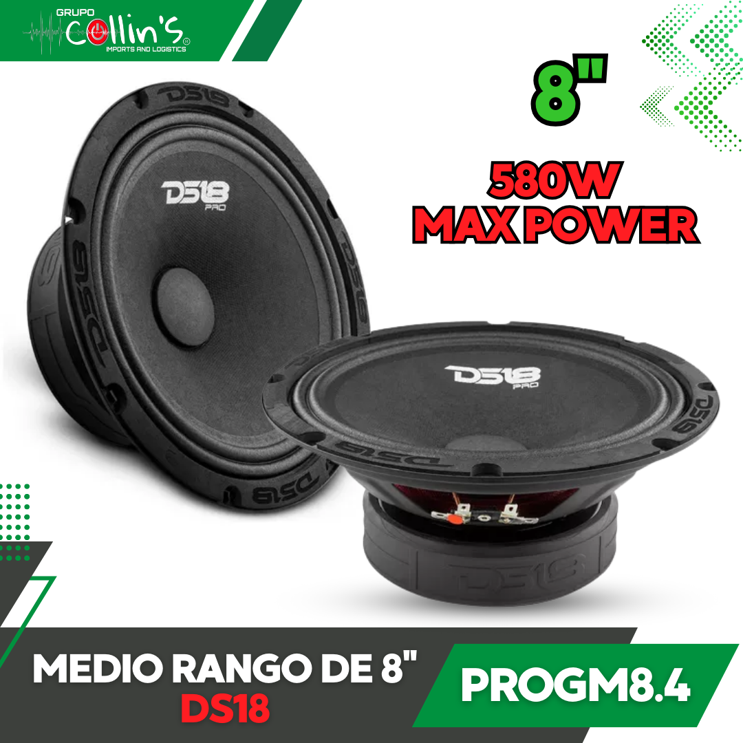 Altavoz De Rango Medio PRO-X6M De 6,5 Pulgadas, 500 Vatios, 8 Ohmios, Para Coche (estéreo