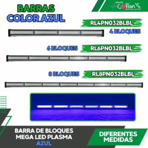 BARRA DE BLOQUES MEGA PLASMA AZUL
