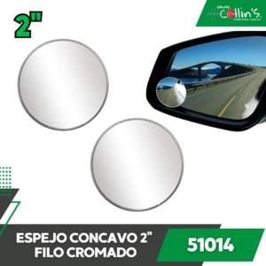 ESPEJO CONCAVO 2" FILO CROMADO 51014