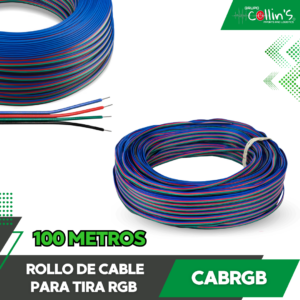ROLLO DE CABLE PARA TIRA RGB CABRGB