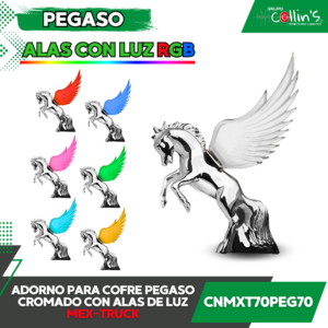 ADORNO PARA COFRE PEGASO CON ALAS RGB CNMXT70PEG70