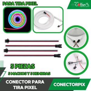 CONECTOR PARA TIRA PIXEL CONECTORPIX