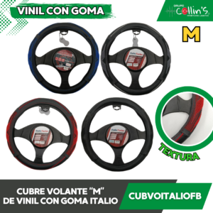 CUBRE VOLANTE DE VINIL CON GOMA "M" CUBVOITALIOFB
