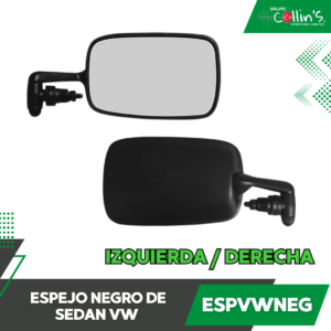 ESPEJO NEGRO DE SEDAN VW ESPVWNEG