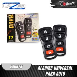 ALARMA UNIVERSAL PARA AUTO EXONYX