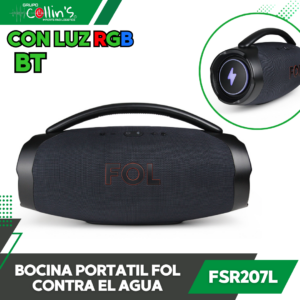 BOCINA PORTATIL FOL CONTRA EL AGUA FSR207L