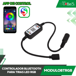 CONTROLADOR BLUETOOTH PARA TIRA LED RGB MODULOBTRGB