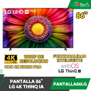 PANTALLA 86" LG 4K PANTALLA86LG