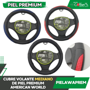 CUBRE VOLANTE DE PIEL PREMIUM PIELAWAPREM