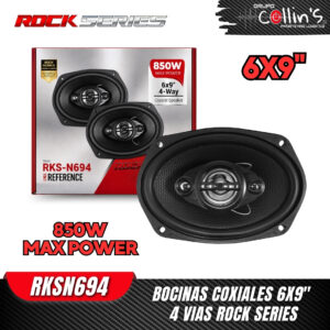 BOCINAS COAXIALES 6X9" ROCK SERIES RKSN694