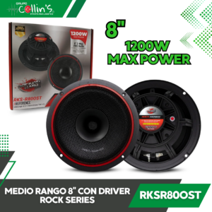 MEDIO RANGO 8" CON DRIVER ROCK SERIES RKSR80OST