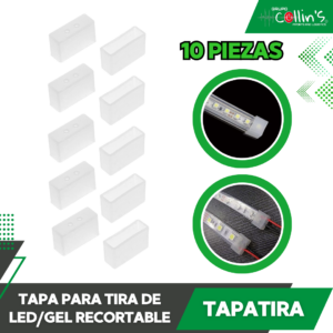 TAPA PARA TIRA LED/GEL RECORTABLE TAPATIRA