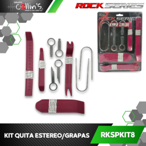 KIT QUITA ESTEREO/GRAPAS RKSPKIT8