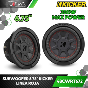 SUBWOOFER 6.75" KICKER 48CWRT672