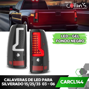 CALAVERAS LED PARA SILVERADO 15/25/35 03 - 06 CARCL144