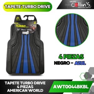 TAPETE TURBO DRIVE 4 PIEZAS AWT0044BKBL