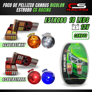 FOCOS DE PELLIZCO CANBUS BICOLOR GC4018ST