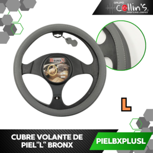 CUBRE VOLANTE DE PIEL "L" BRONX PIELBXPLUSL