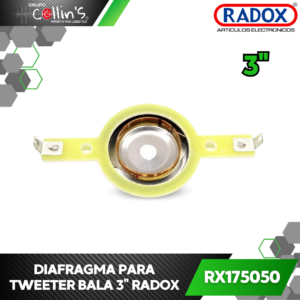 DIAFRAGMA PARA TWEETER BALA 3" RX175050
