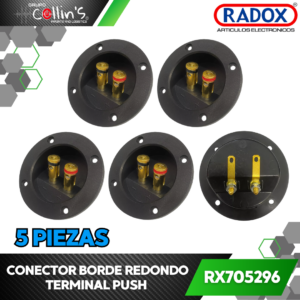 CONECTOR DOBLE REDONDO TERMINAL PUSH RX705296
